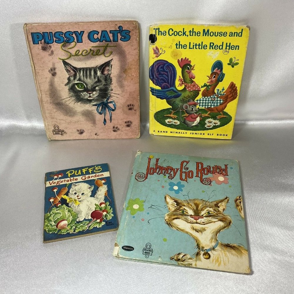 Vintage Children's Kids Book Lot